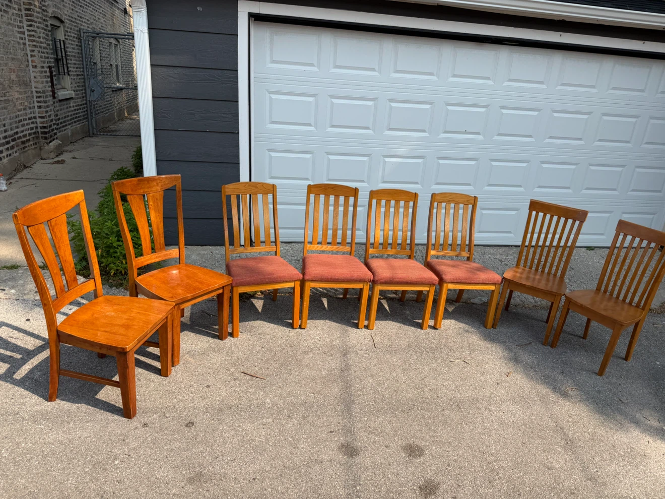 Set of 8 dining chairs - photo 3