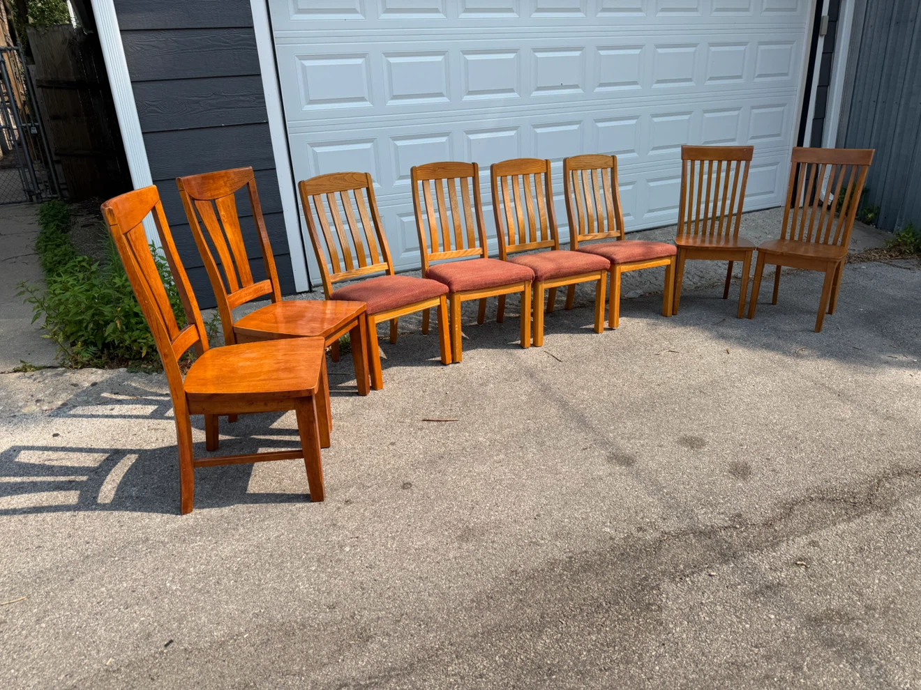 Set of 8 dining chairs - photo 4