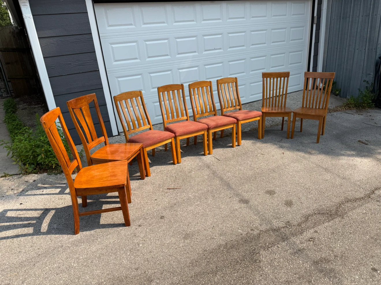 Set of 8 dining chairs - photo 5