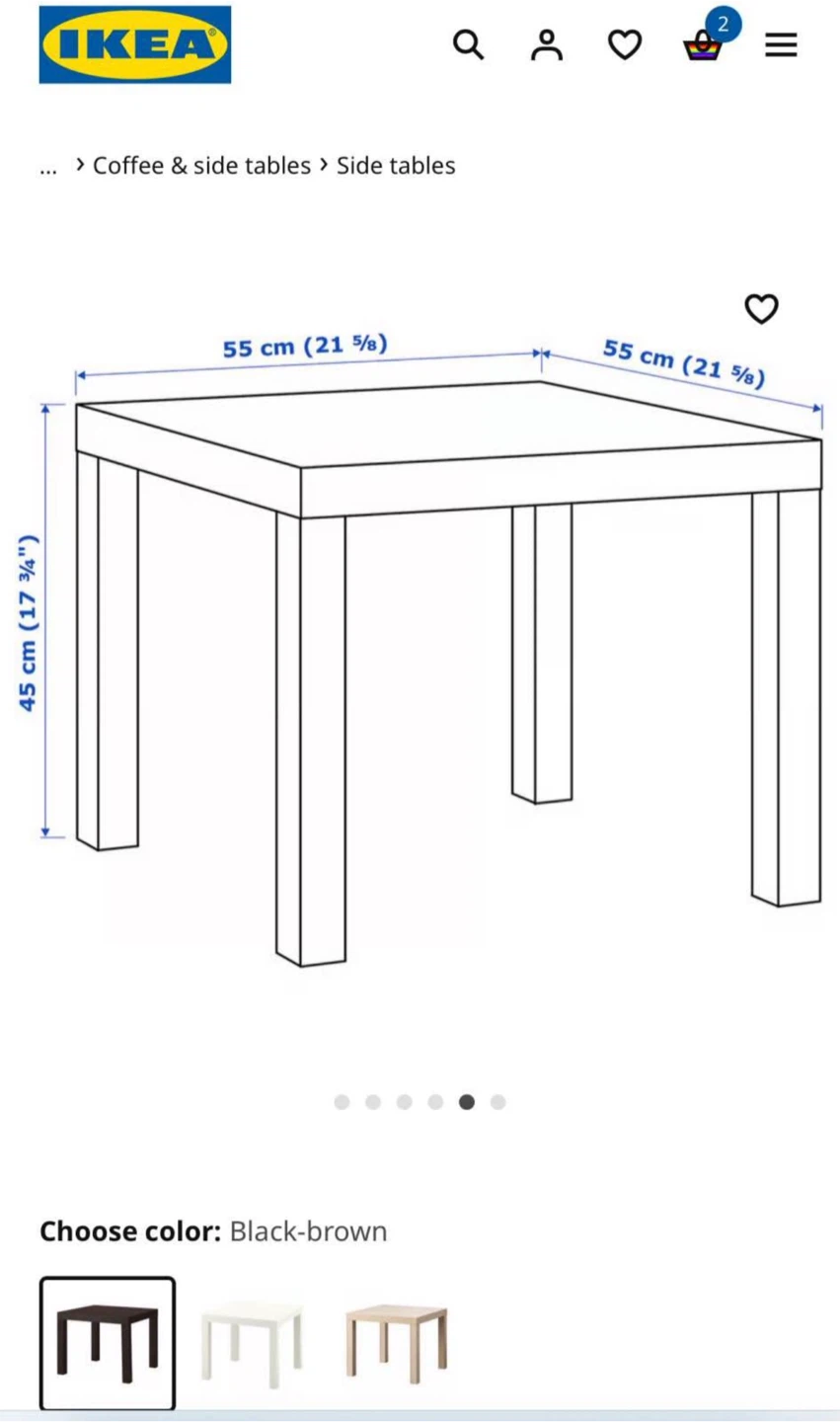 IKEA Lack Side Table - photo 4