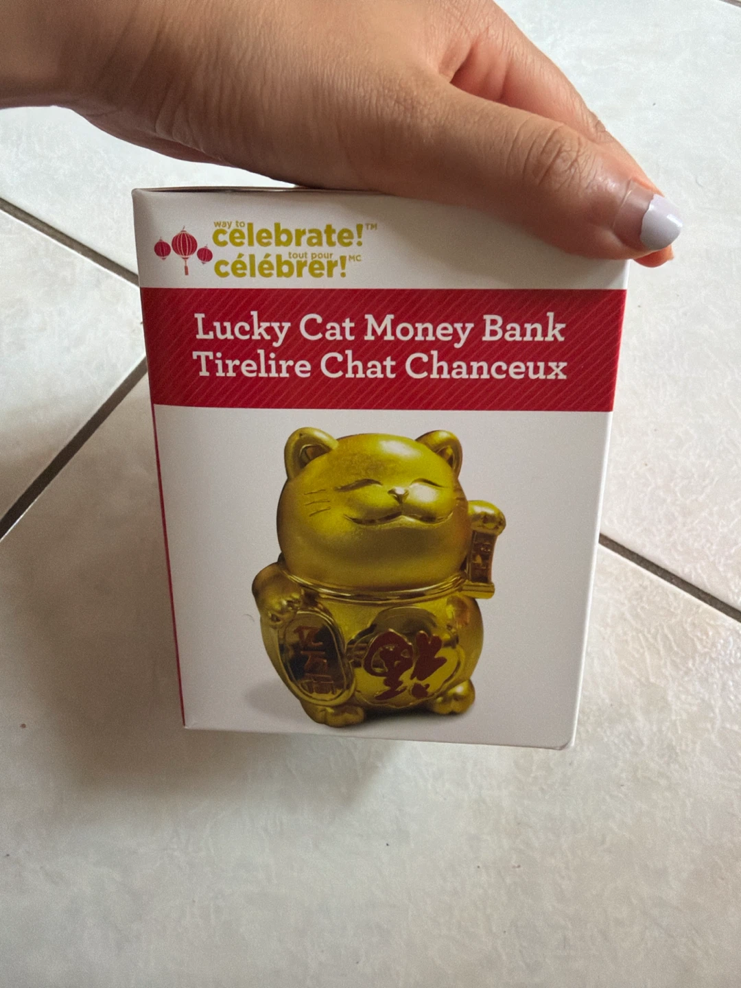 Way to Celebrate Lucky Cat Money Bank