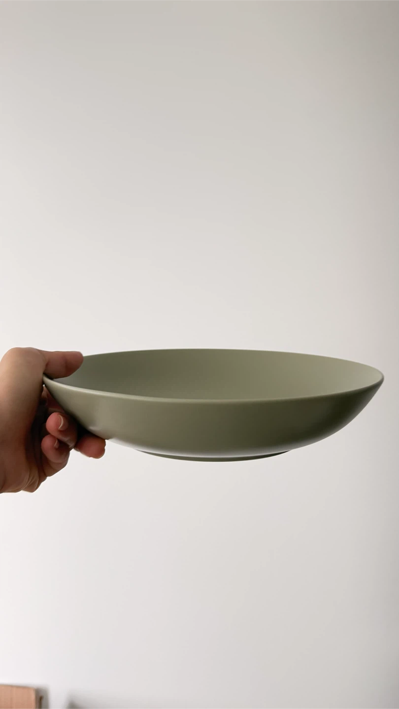 IKEA Stoneware Pasta Bowls (Set of 4) – Sage Green - photo 2