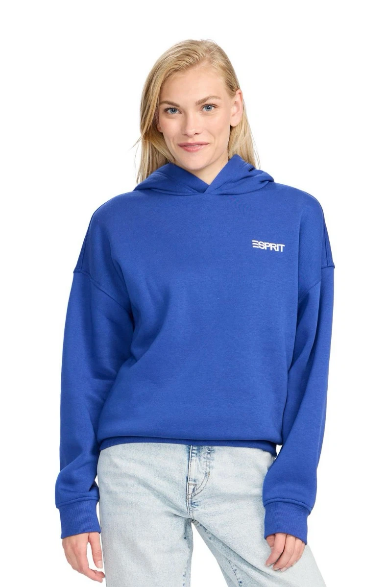 ESPRIT Women’s Oversized Logo Sweatshirt Hoodie, Retro 80s Viral - photo 2