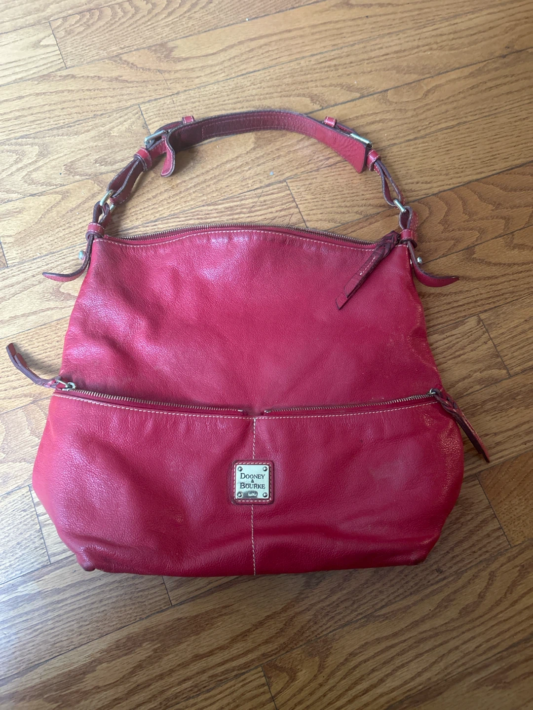Red Dooney & Bourke Leather Shoulder Bag - photo 5