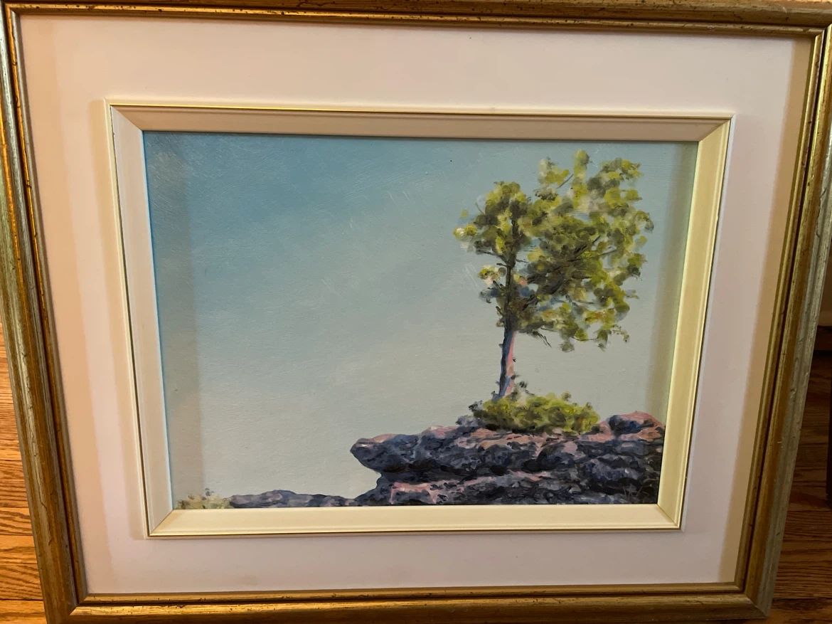 Escarpment Tree Oil Painting