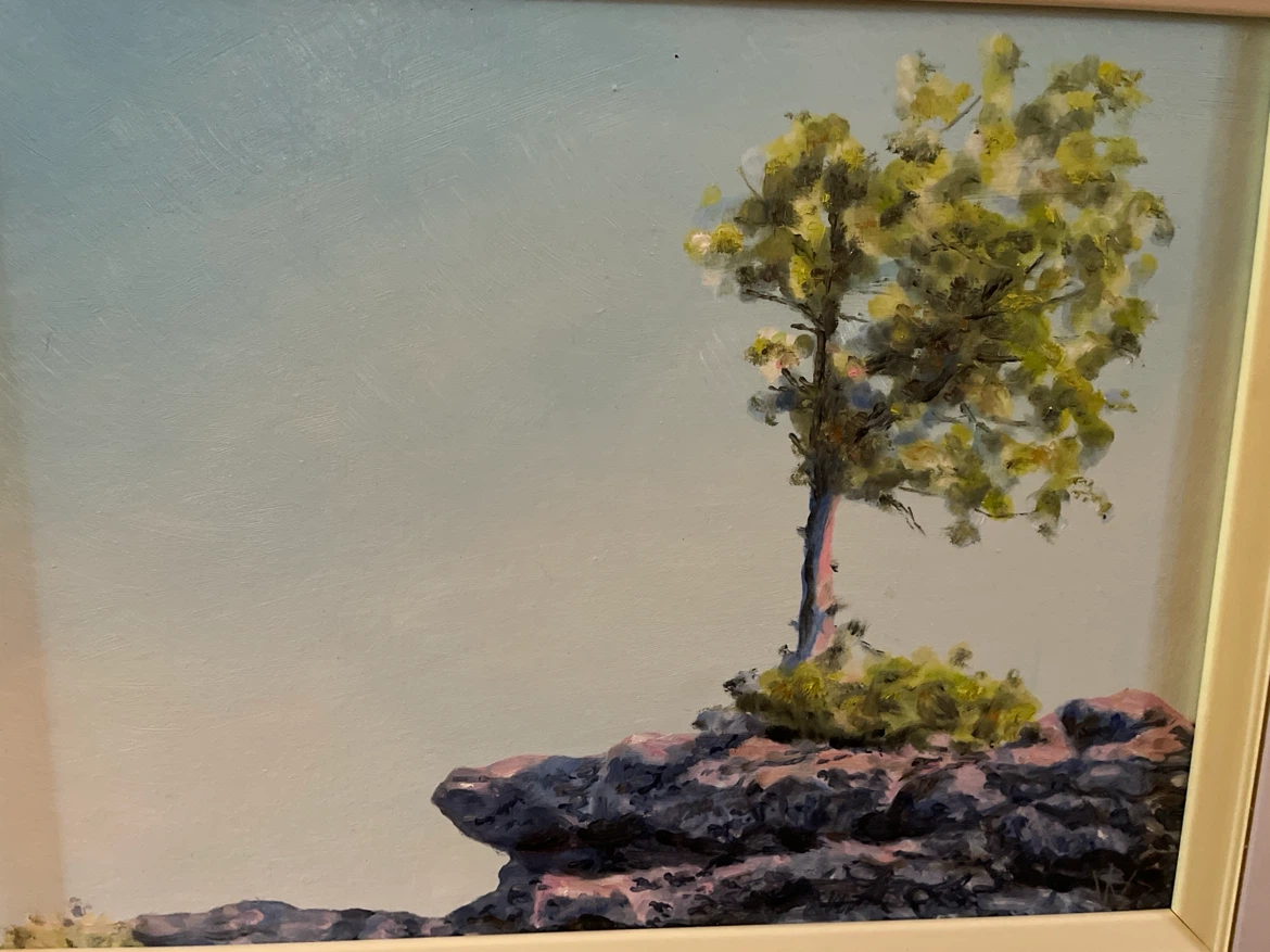 Escarpment Tree Oil Painting - photo 2