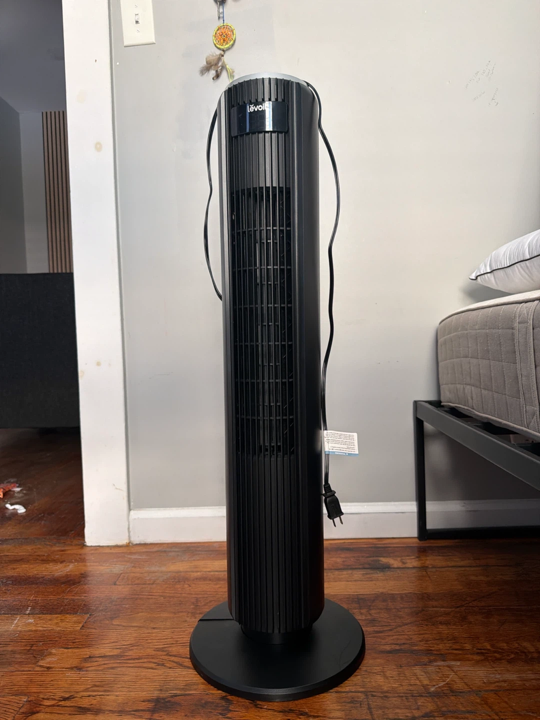 Levoit Black Tower Fan with Remote