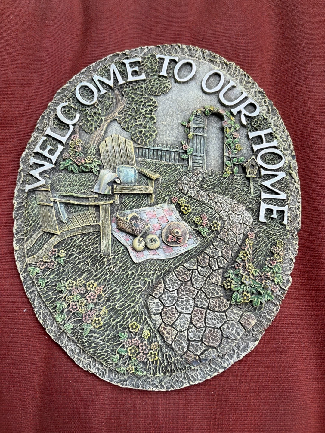 Welcome to Our Home Wall Plaque