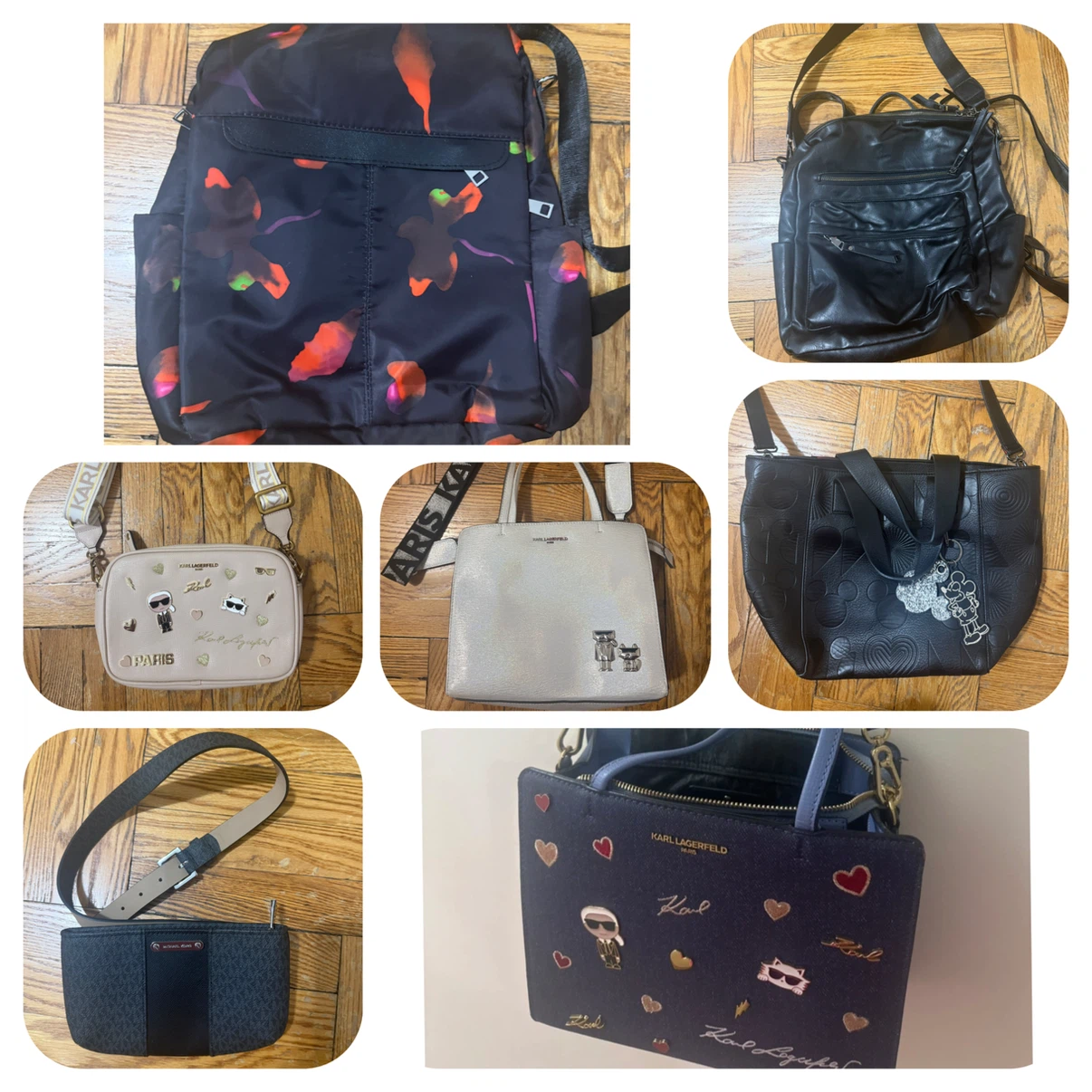 Lot of handbags and backpacks from various brands. - photo 2