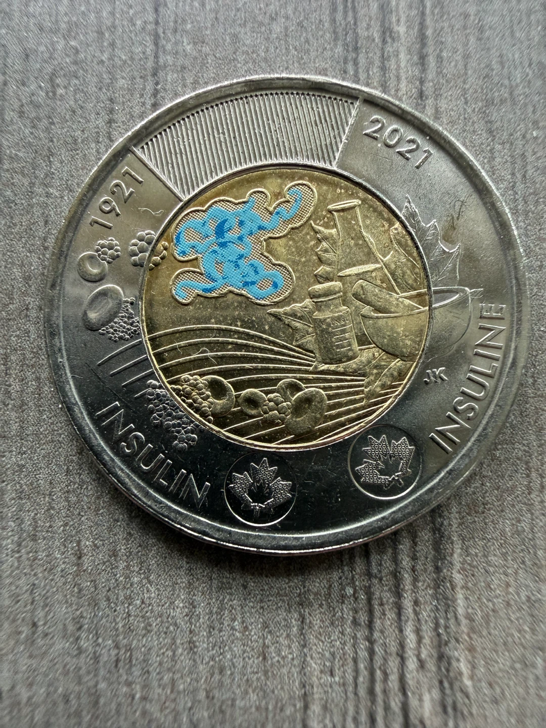 2021 Canada $2 "Insulin" Coin