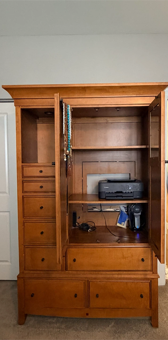 Upright Armoire, Solid Wood - photo 2