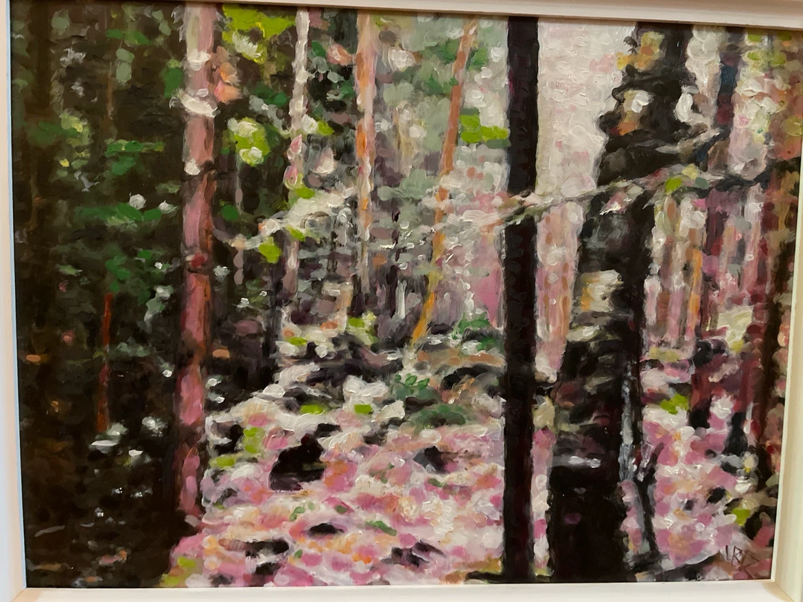 Forest Clearing Oil Painting 12x16 - photo 2