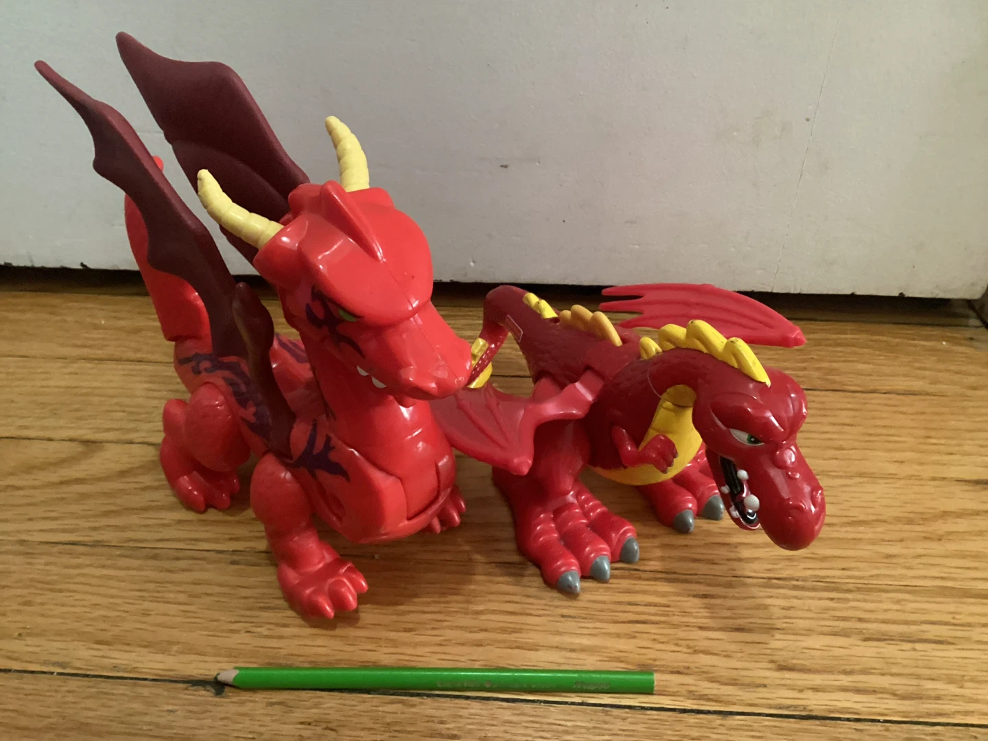Red Dragon Toys (2) and bonus blue Dragon - photo 3