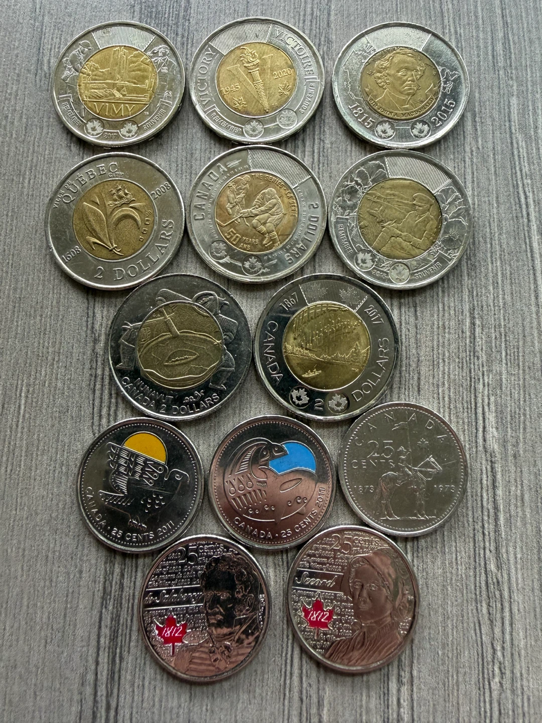 Collection of Canadian Collector Coins