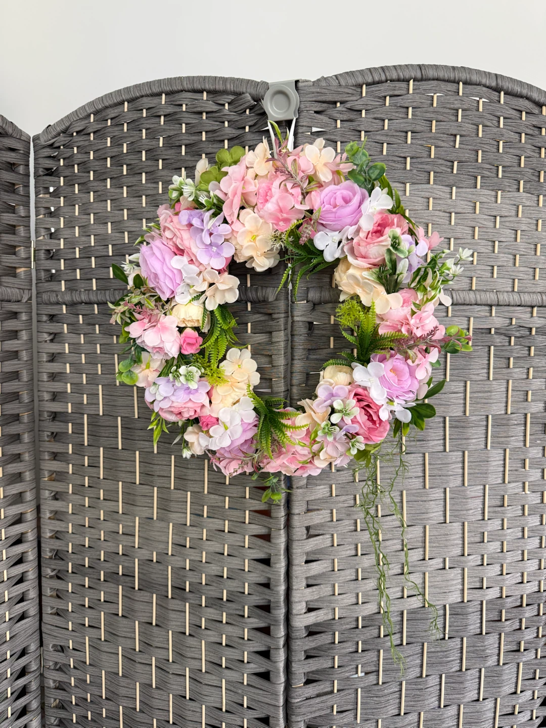 Handcrafted Artificial Flower Wreath