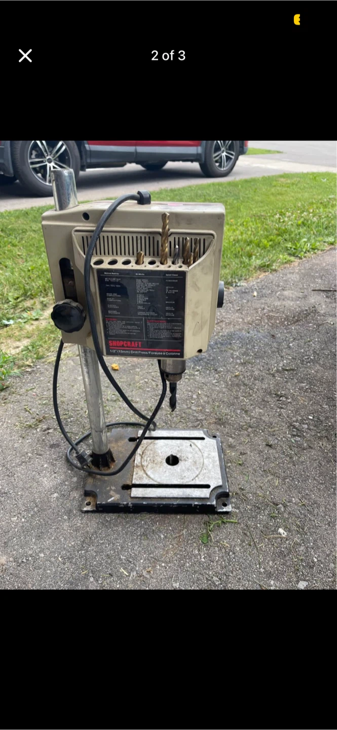 Shopcraft Drill Press - photo 2