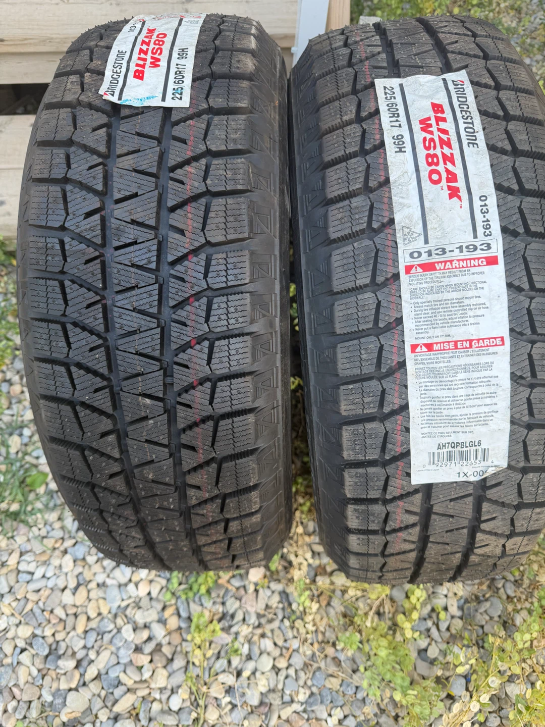 Bridgestone Blizzak WS80 Winter Tires