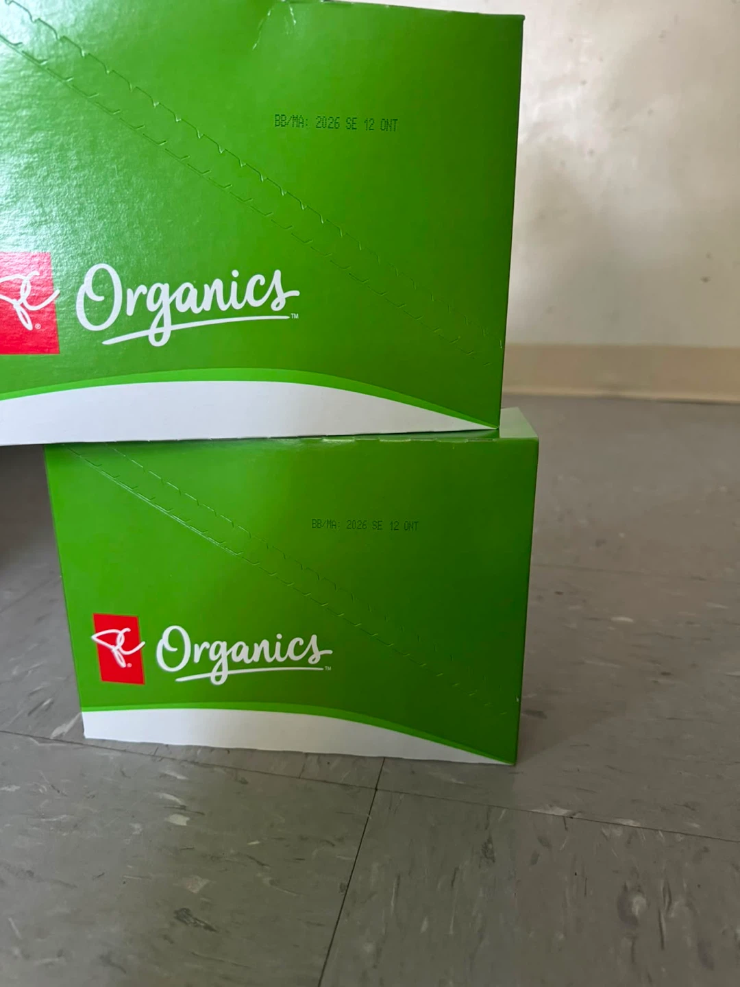 2 PC Organics Baby Food Pouches (12 Pack) boxes - New & Sealed