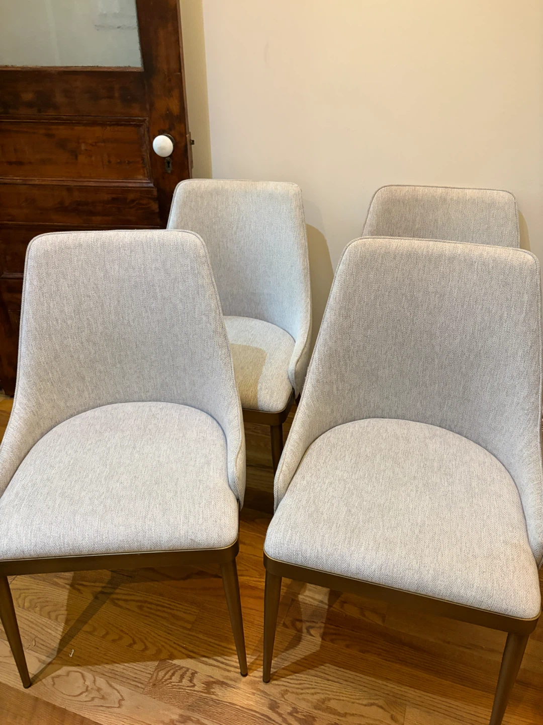 Set of 4 Upholstered Dining Chairs