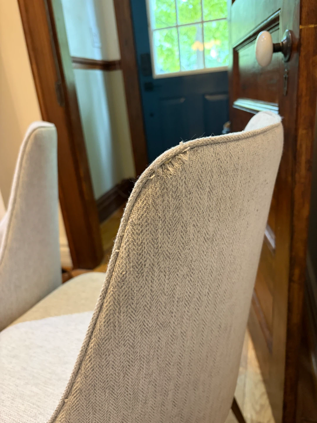 Set of 4 Upholstered Dining Chairs - photo 4