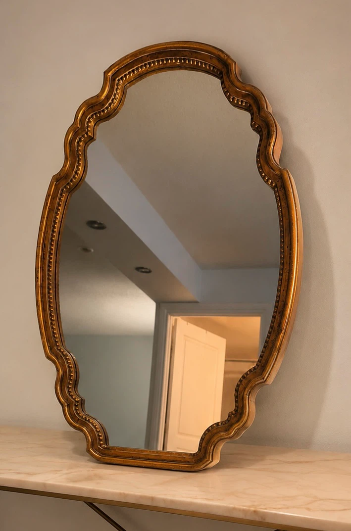 Ornate Gold Wall Mirror