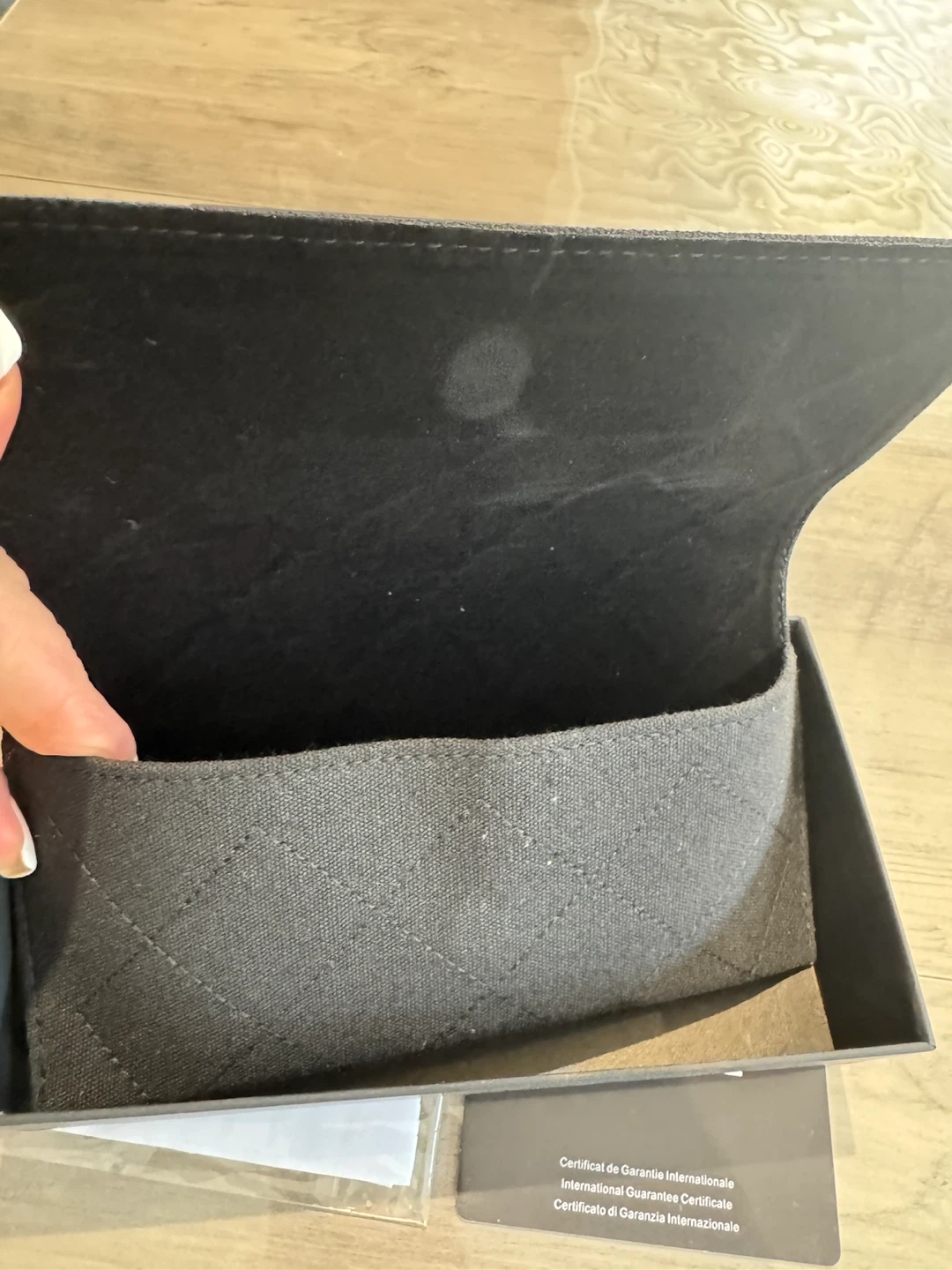 CHANEL Black Quilted Eyeglass case - photo 2