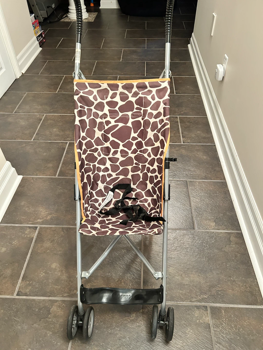 Giraffe Print Stroller