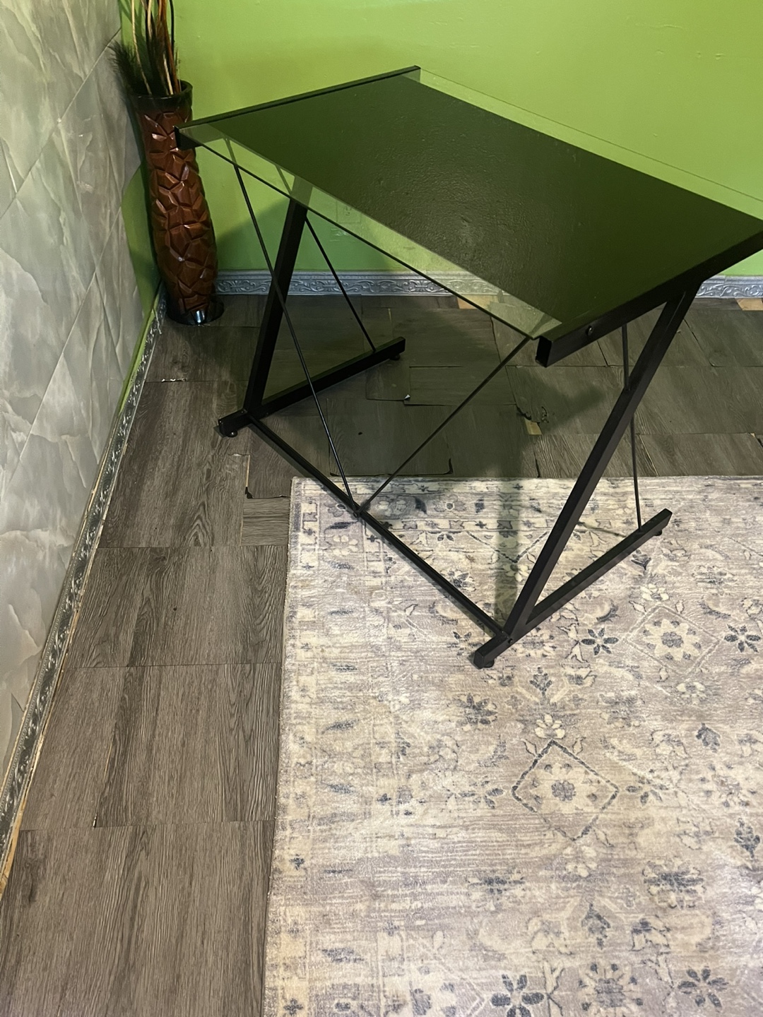 Black Metal Drafting Desk - photo 3