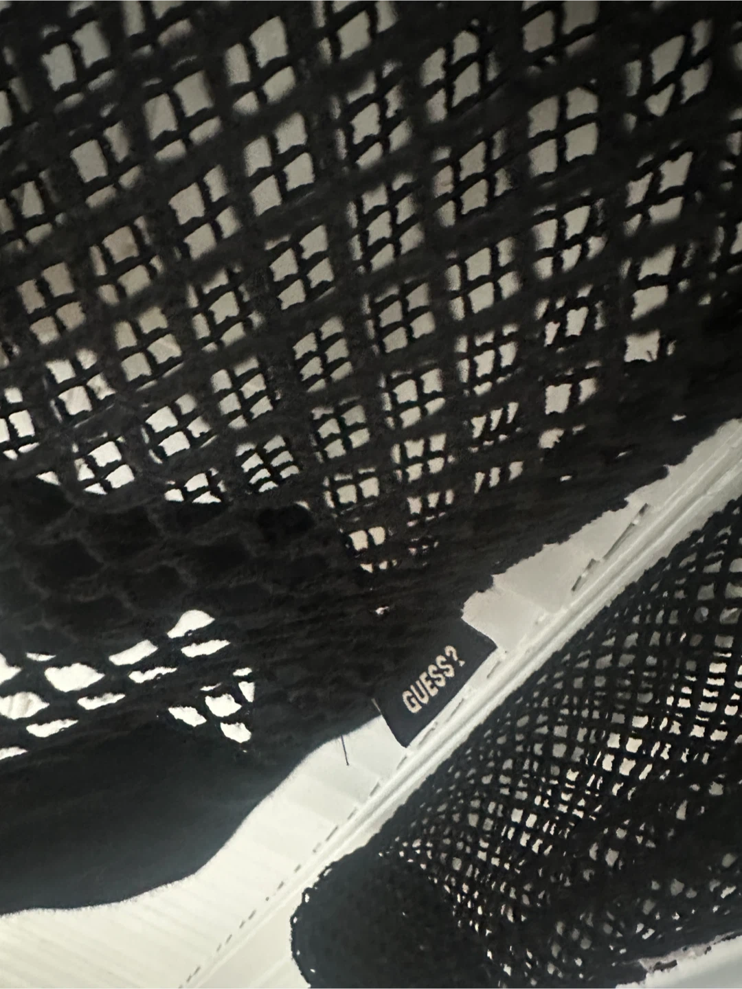 y2k GUESS JEANS Black Mesh Zip Up - photo 3