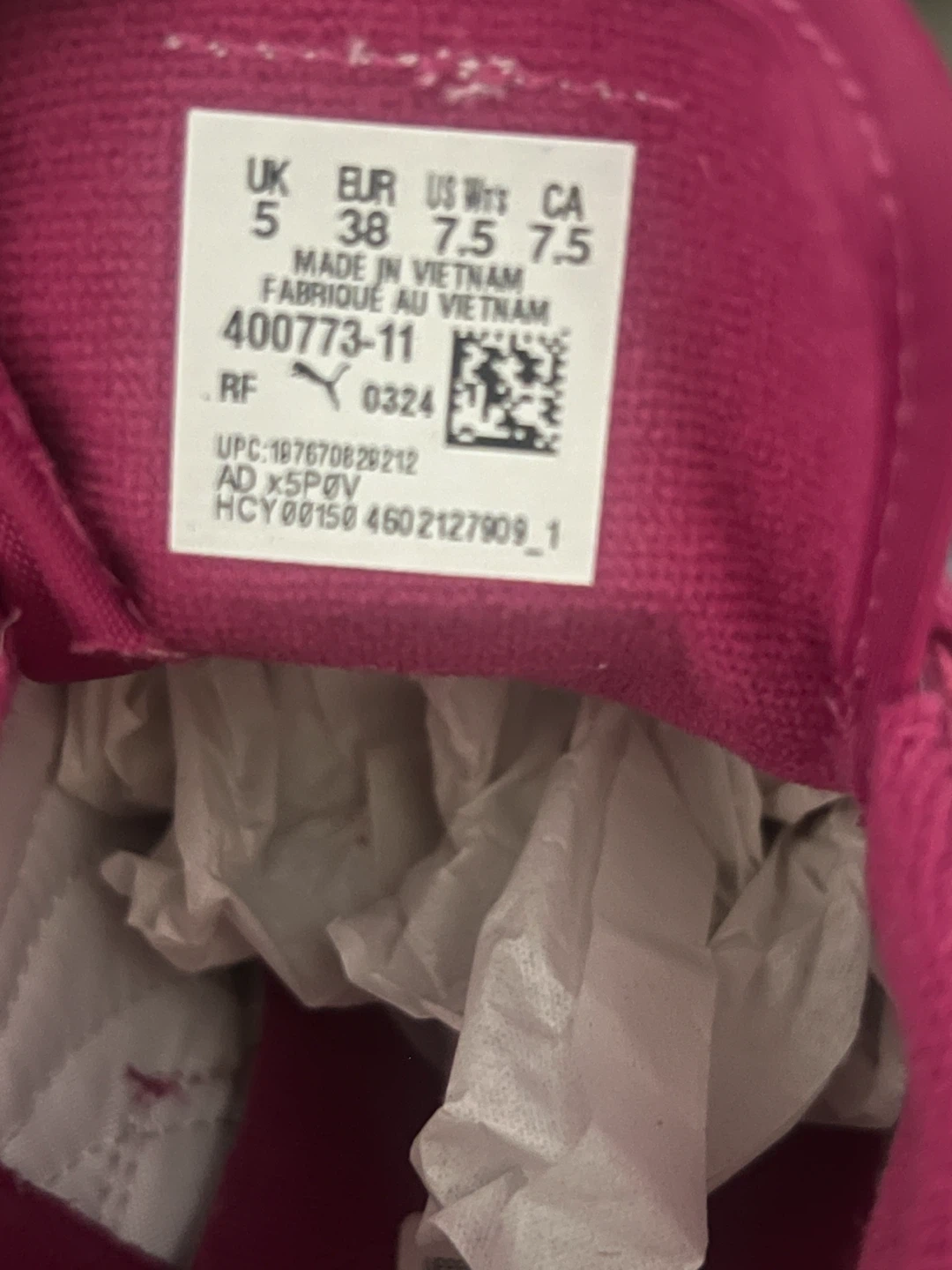 Puma Women's Pink Fashion Sneakers US 7.5 - photo 2