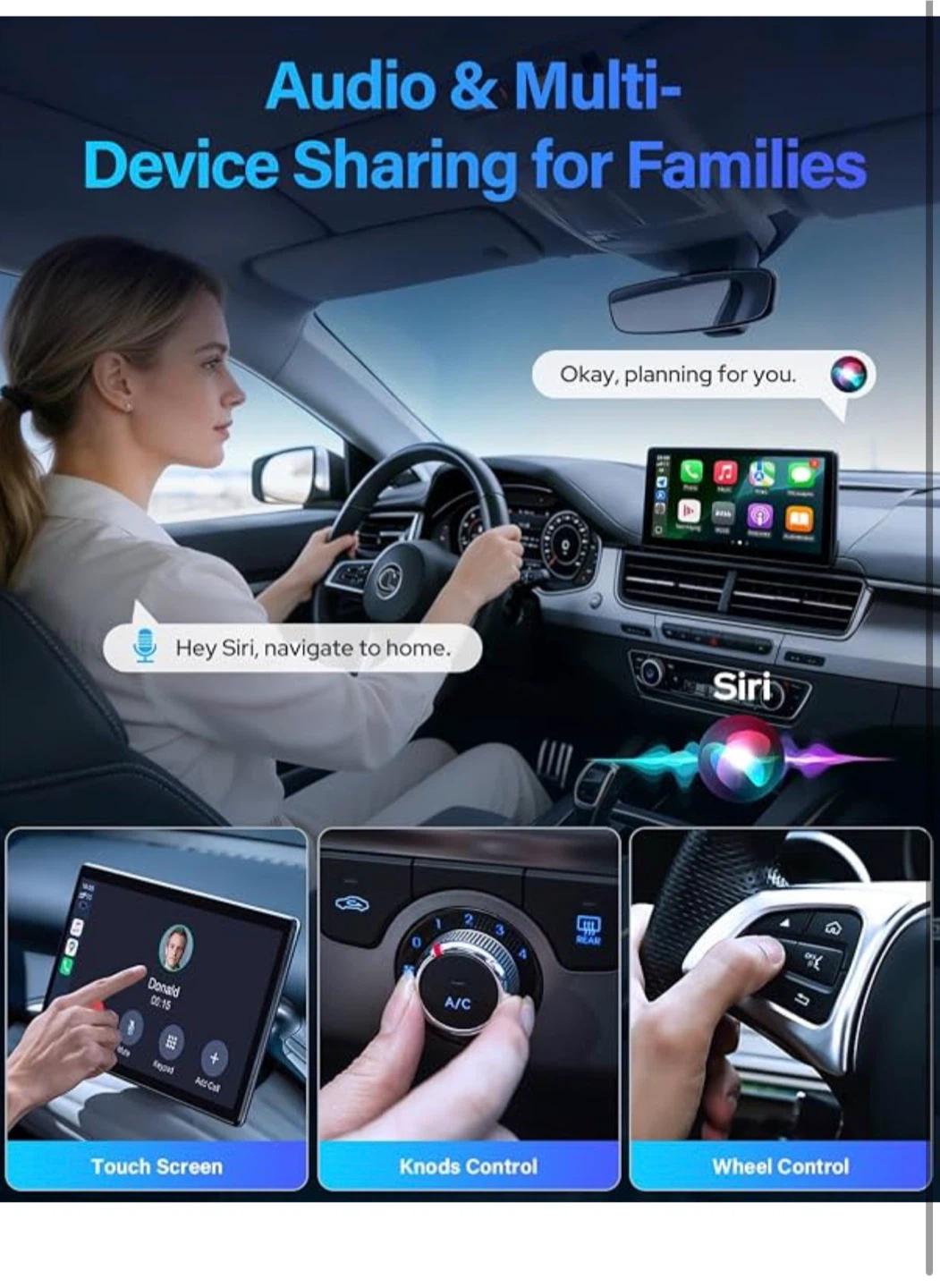 Ultra-Mini Wireless CarPlay Adapter A9 Chip 5.8GHz Wi-Fi - photo 4