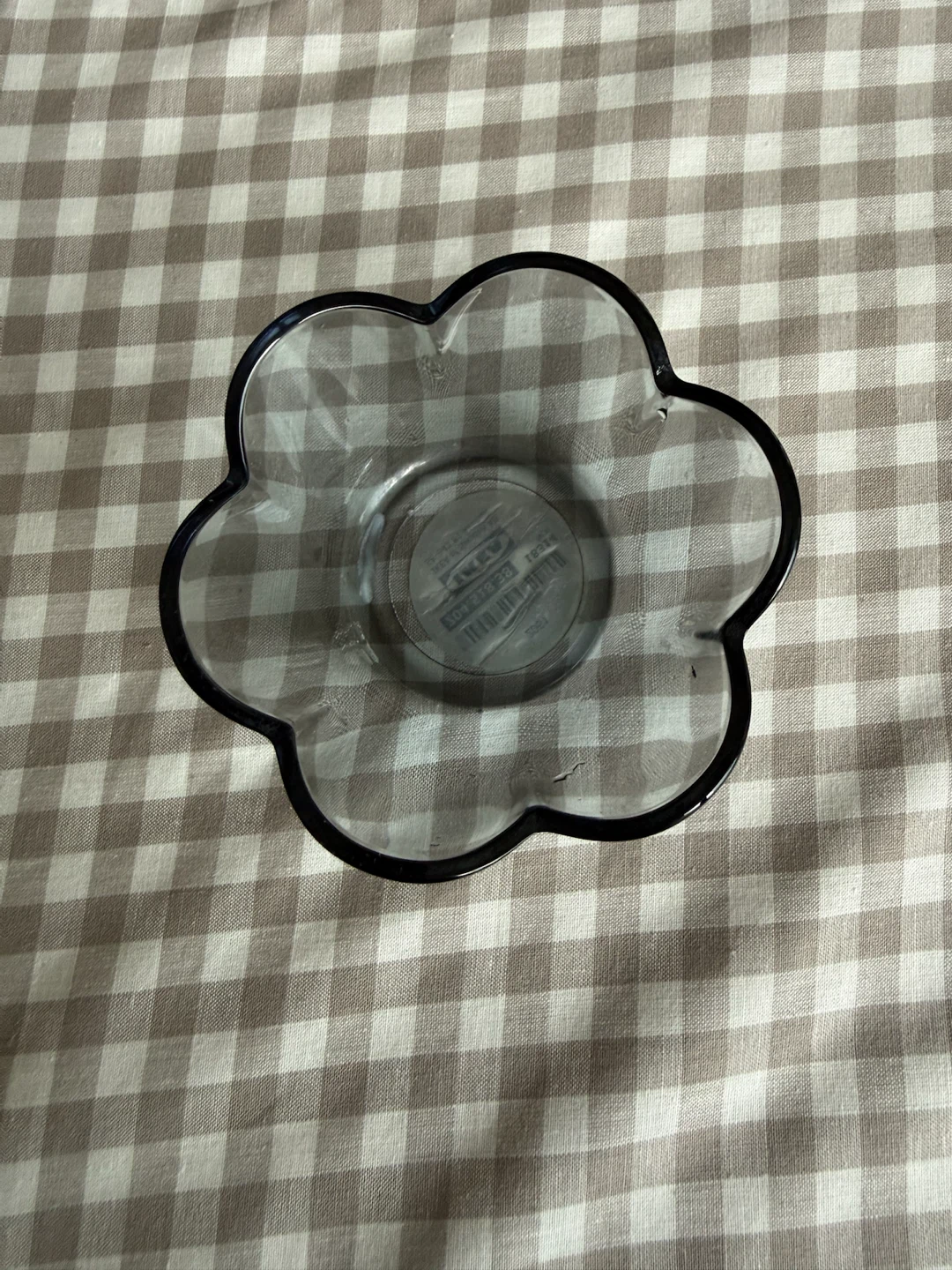 IKEA Glass Flower Bowl Set - Set of 4 with 8 candles - photo 2
