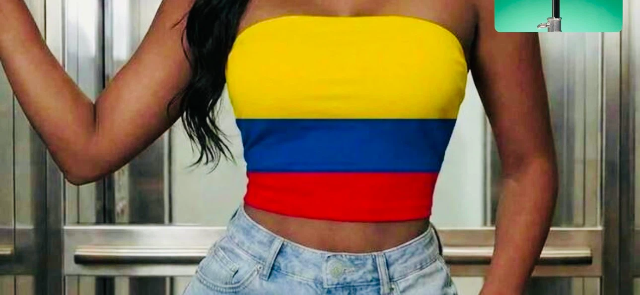 Colombian Flag Tube Top - Size XL