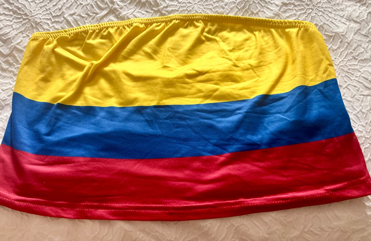 Colombian Flag Tube Top - Size XL - photo 2