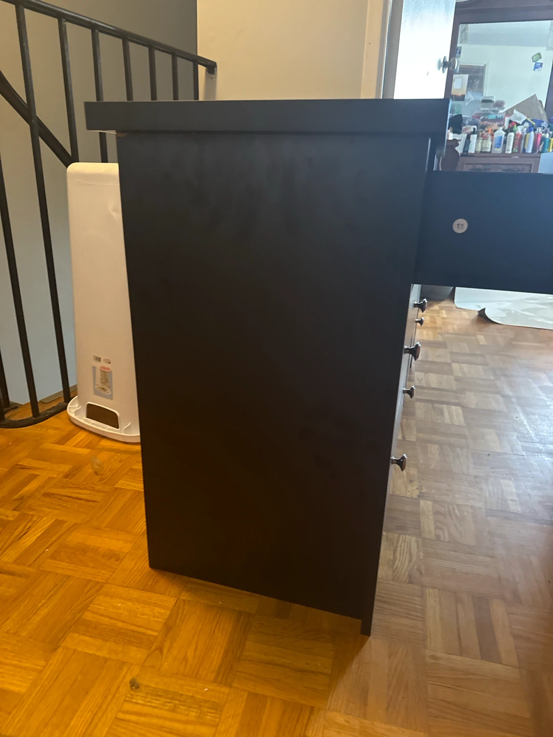 Dark Brown 6-Drawer Dresser - photo 4