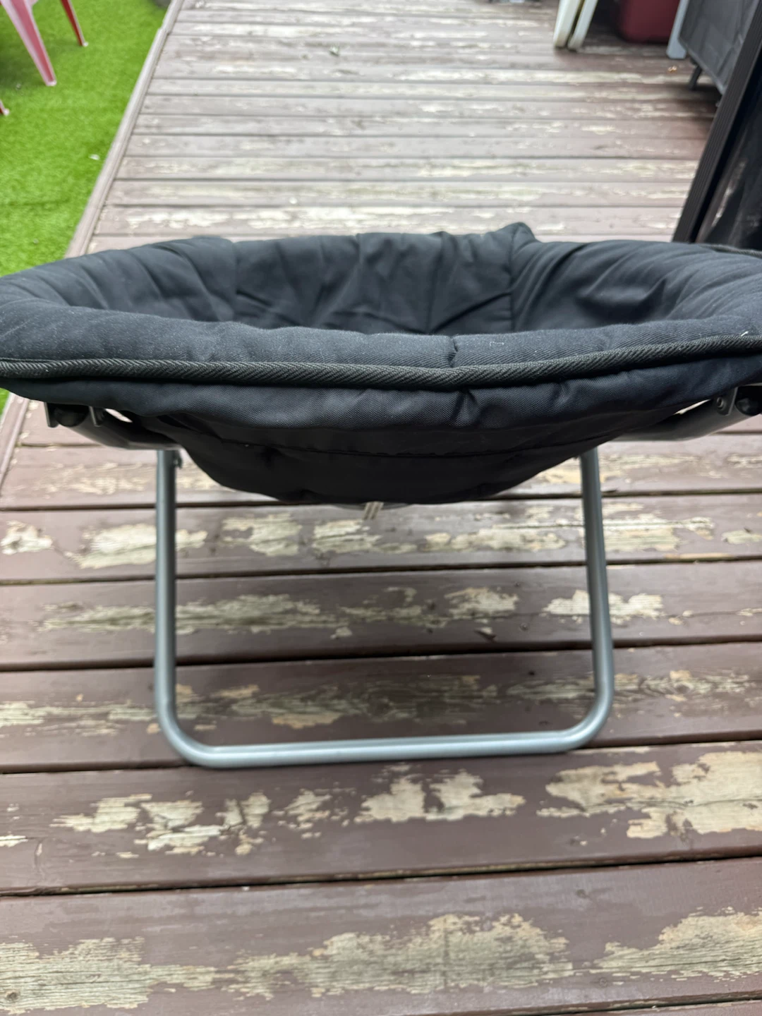 Black Saucer Chair - photo 2