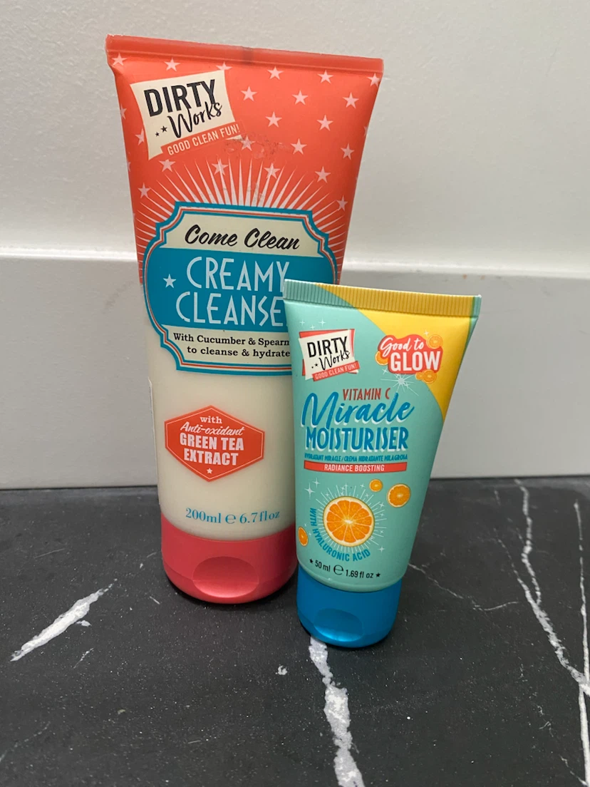 Dirty Works Creamy Cleanse and Vitamin C Moisturiser Set