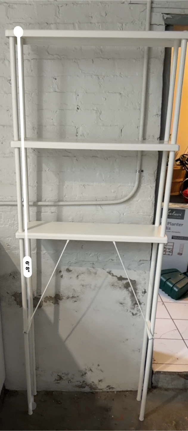 IKEA White 3-Tier Shelf Unit