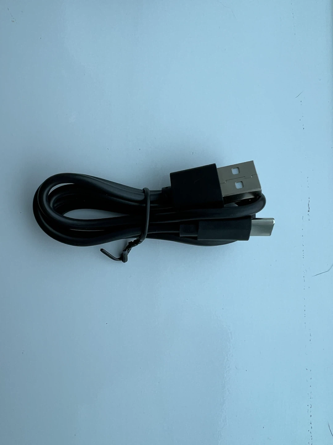 Black USB-A to USB-C Charging Cable