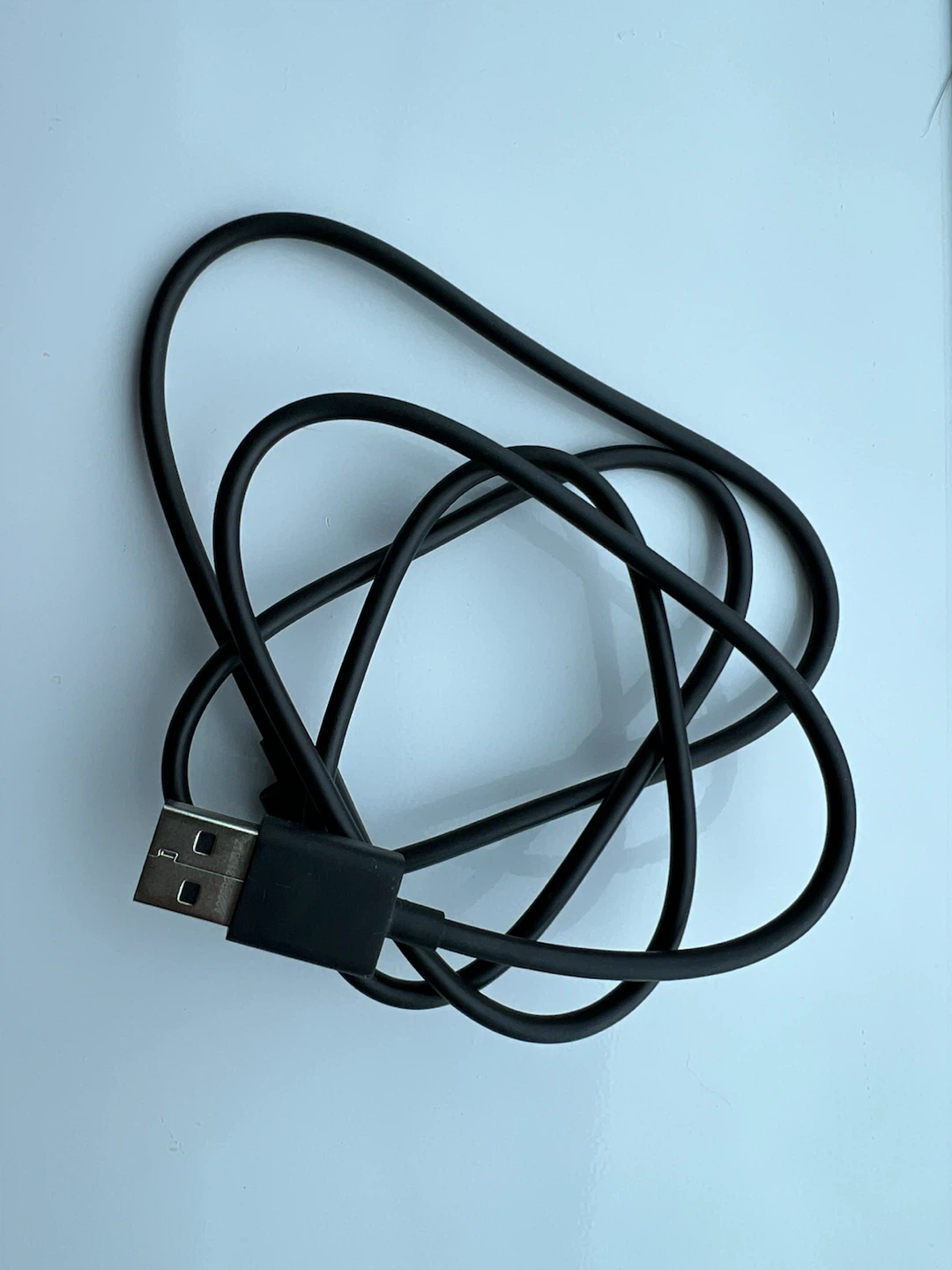Black USB-A to USB-C Charging Cable - photo 2