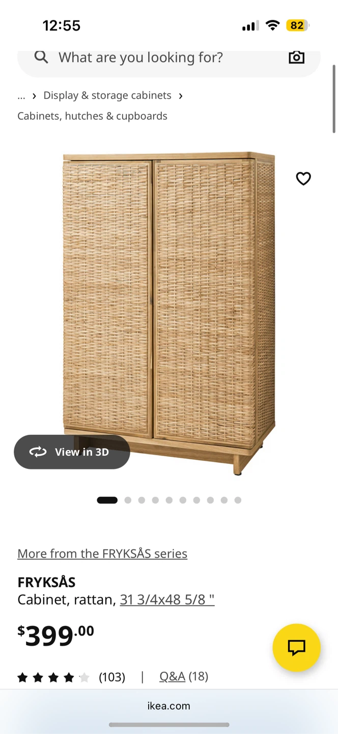 Wicker cabinet - photo 3