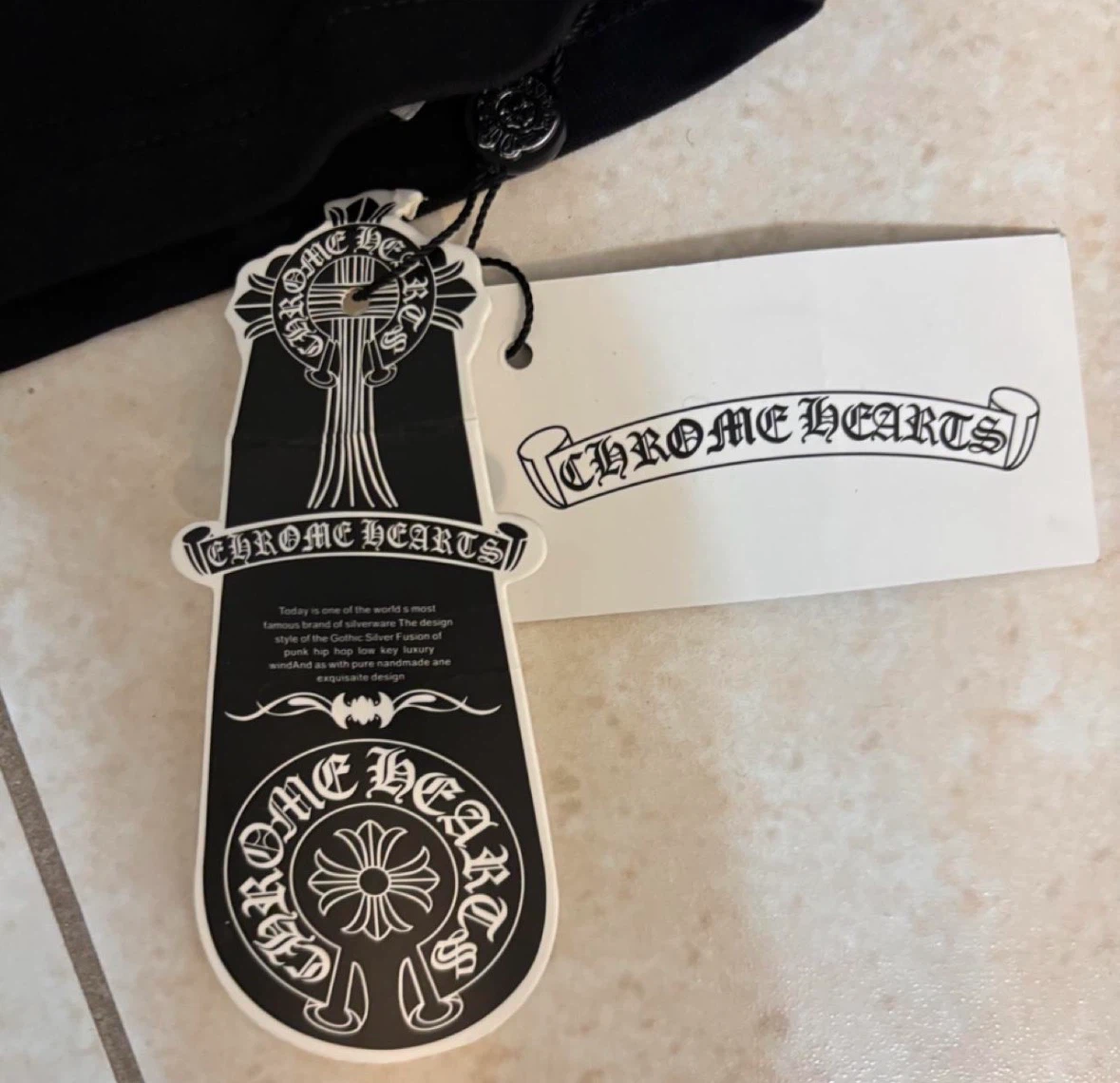 Chrome Hearts Long Sleeve T-Shirt Black Size S - photo 4