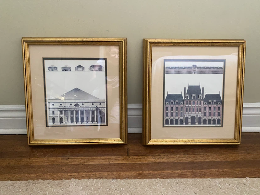 Set of 2 Architectural Prints