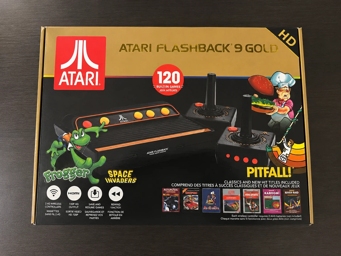 Atari Flashback 9 Gold – Like New – 120 Built-in Games
