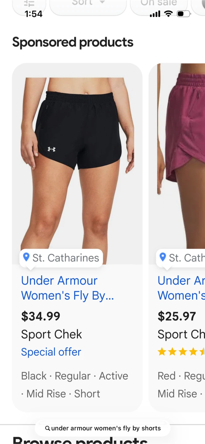 Under Armour Fly By Women's Running Shorts Black Size S - photo 4
