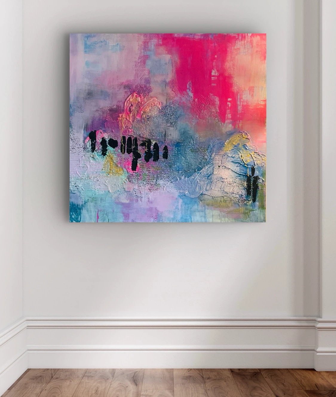 Abstract Art Painting “Bright Walks” 42x41 - photo 4