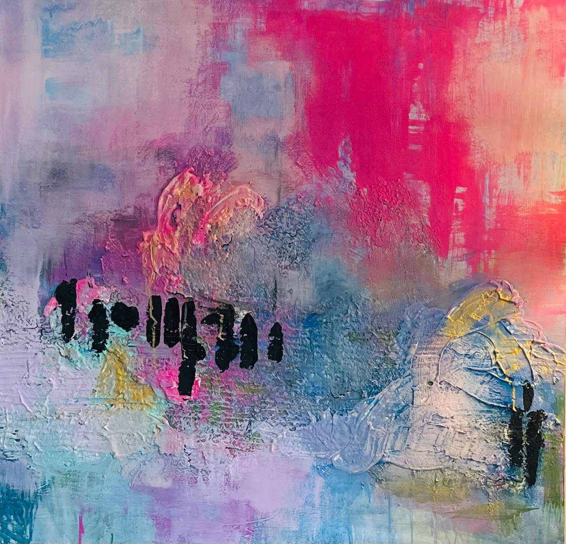 Abstract Art Painting “Bright Walks” 42x41 - photo 5