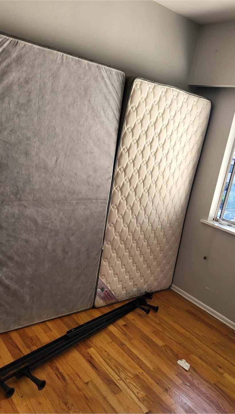 Barely Used Double Mattress Set & bed