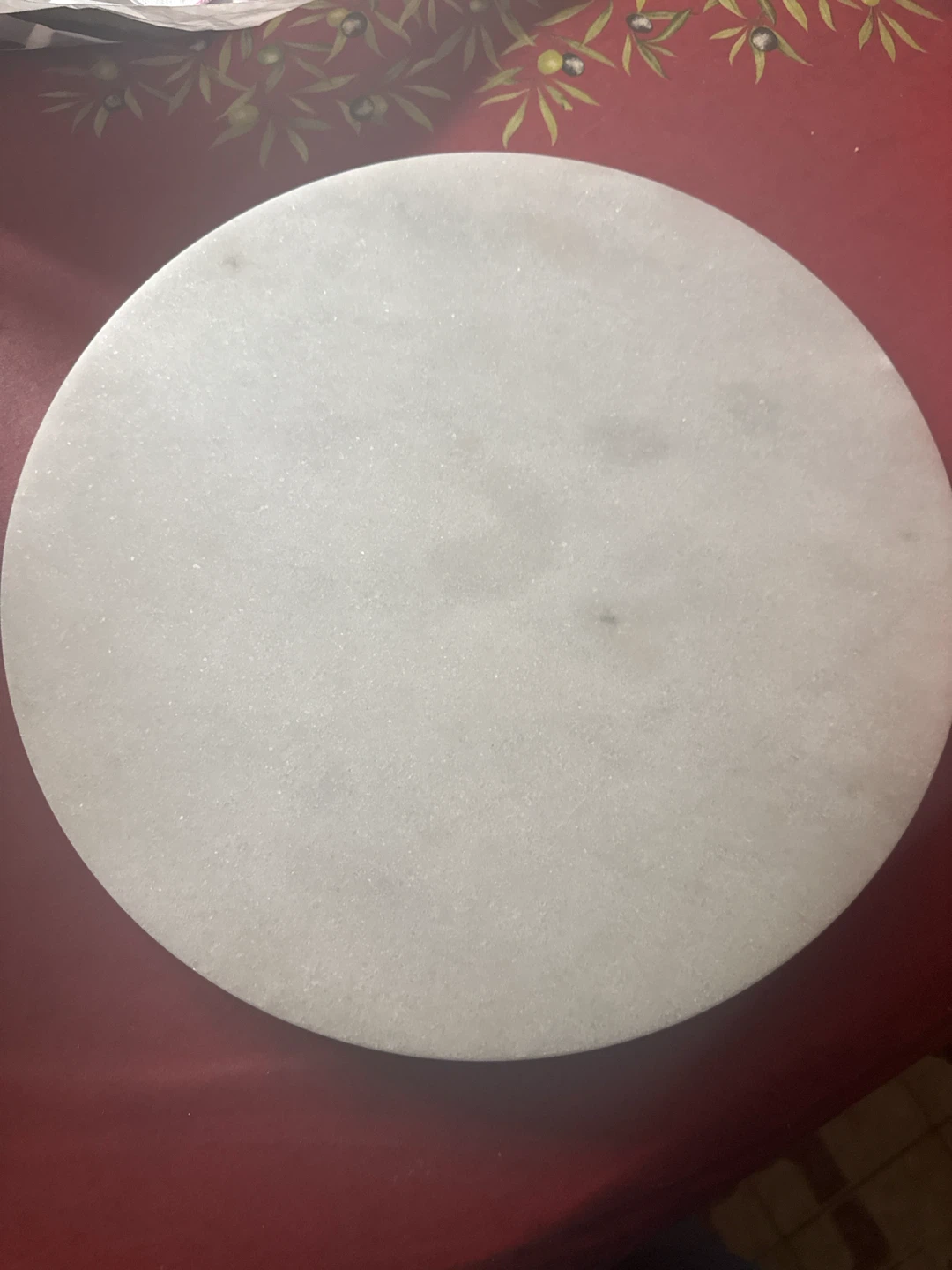 Round Marble Pastry Board / Rolling Pin