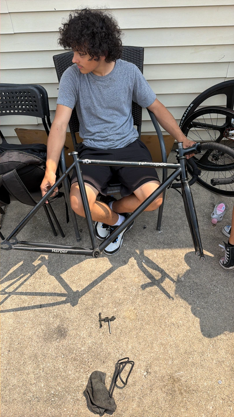 Harper Retrospec Bike Frame with Handlebars